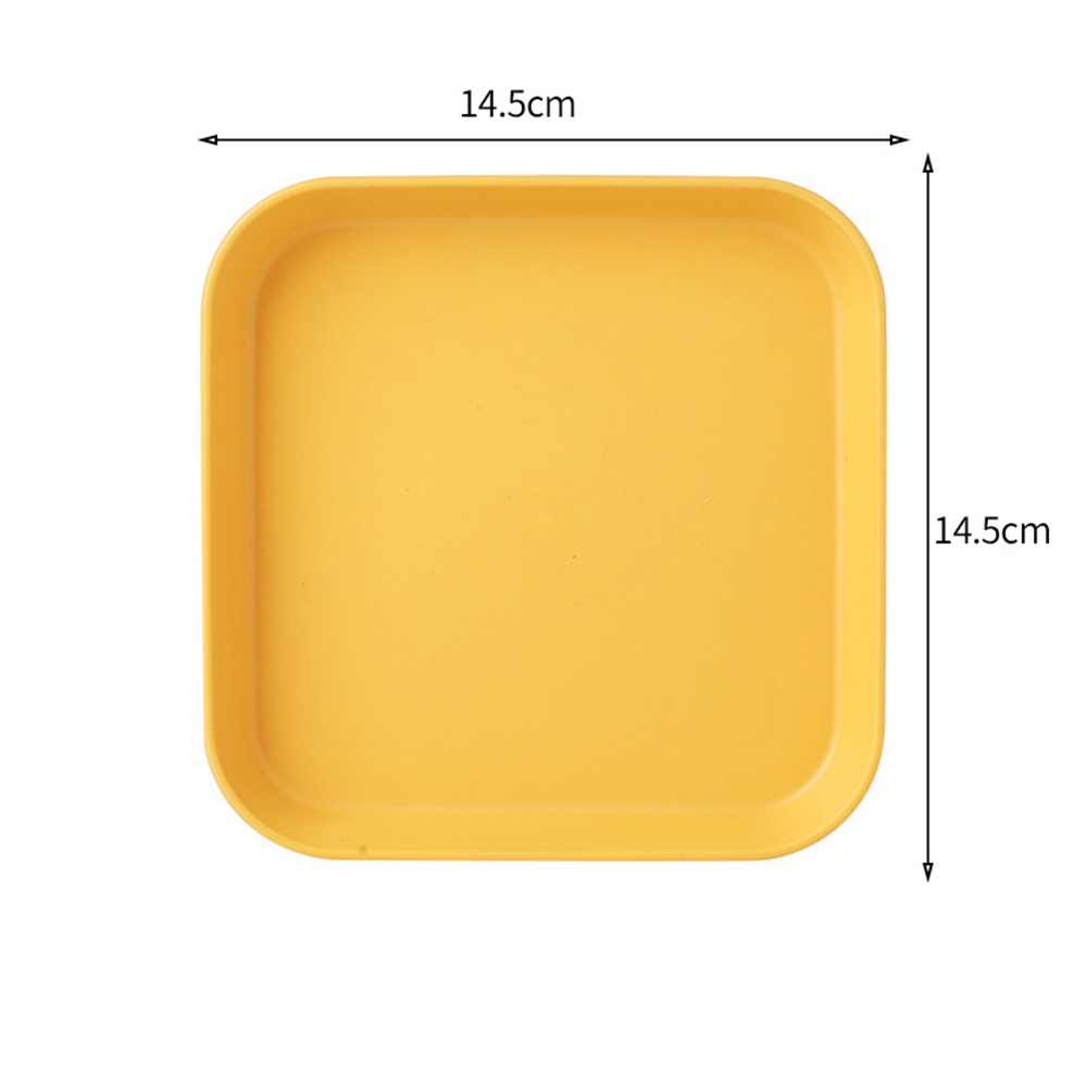 Set 2 Đĩa Đựng Thức Ăn Vặt / Trái Cây / Bánh Macaron / Bánh Mì Hình Học Nhiều Màu Sắc Cho Nhà Bếp