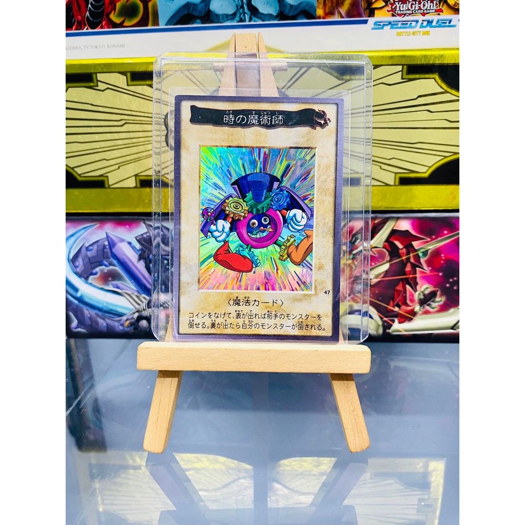 [ Dưa Hấu Yugioh ] Lá bài thẻ bài cổ Yugioh Bandai Time Wizard - Tặng bọc bài nhựa bảo quản