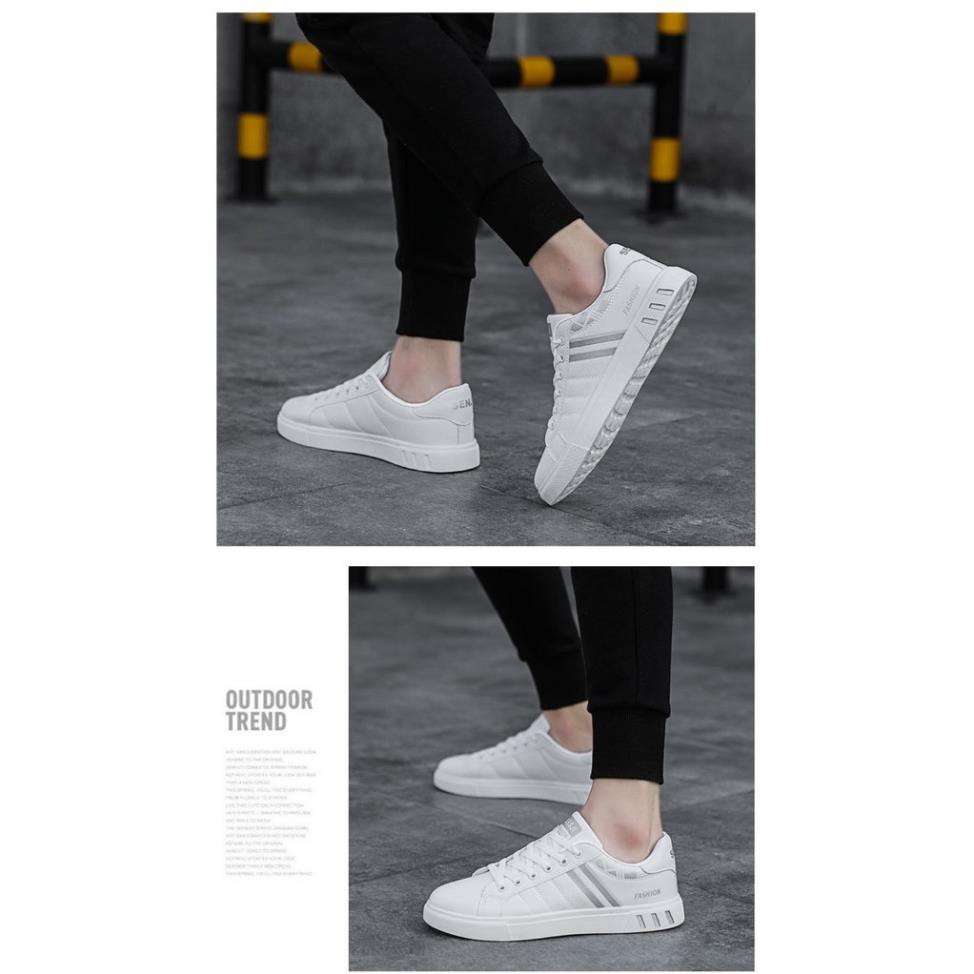 [Xả Kho Lẻ Size] Giày Nam 3 Sọc 💟HÀNG CAO CẤP💟 Giày Thể Thao Nam Da Cao Cấp / Giày Sneaker Nam Siêu Đẹp | BigBuy360 - bigbuy360.vn