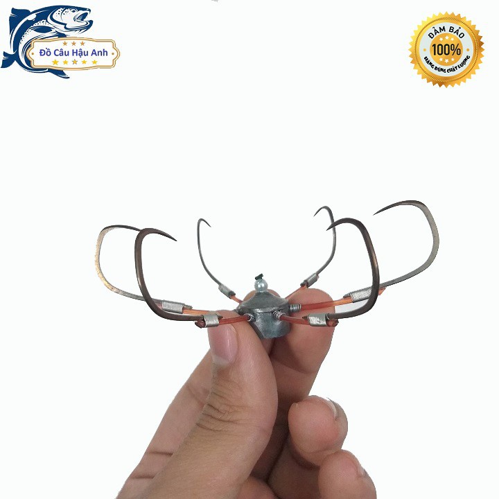 Lưỡi lục chì đúc A, lưỡi câu lục thép nga siêu bén siêu bền. hàng hót 22