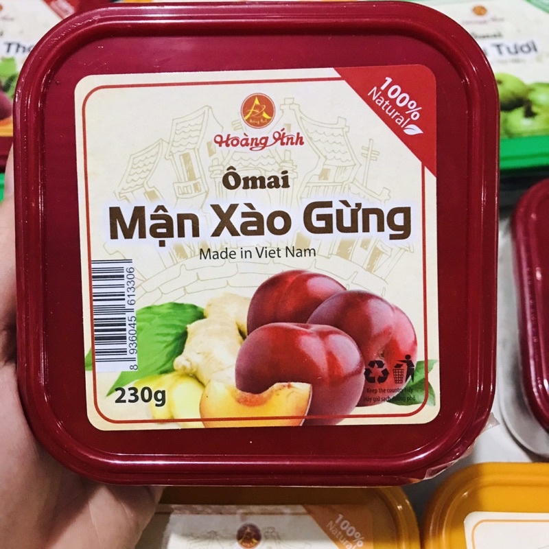 Ô Mai Hoàng Ánh HỘP VUÔNG 230g - 9 VỊ