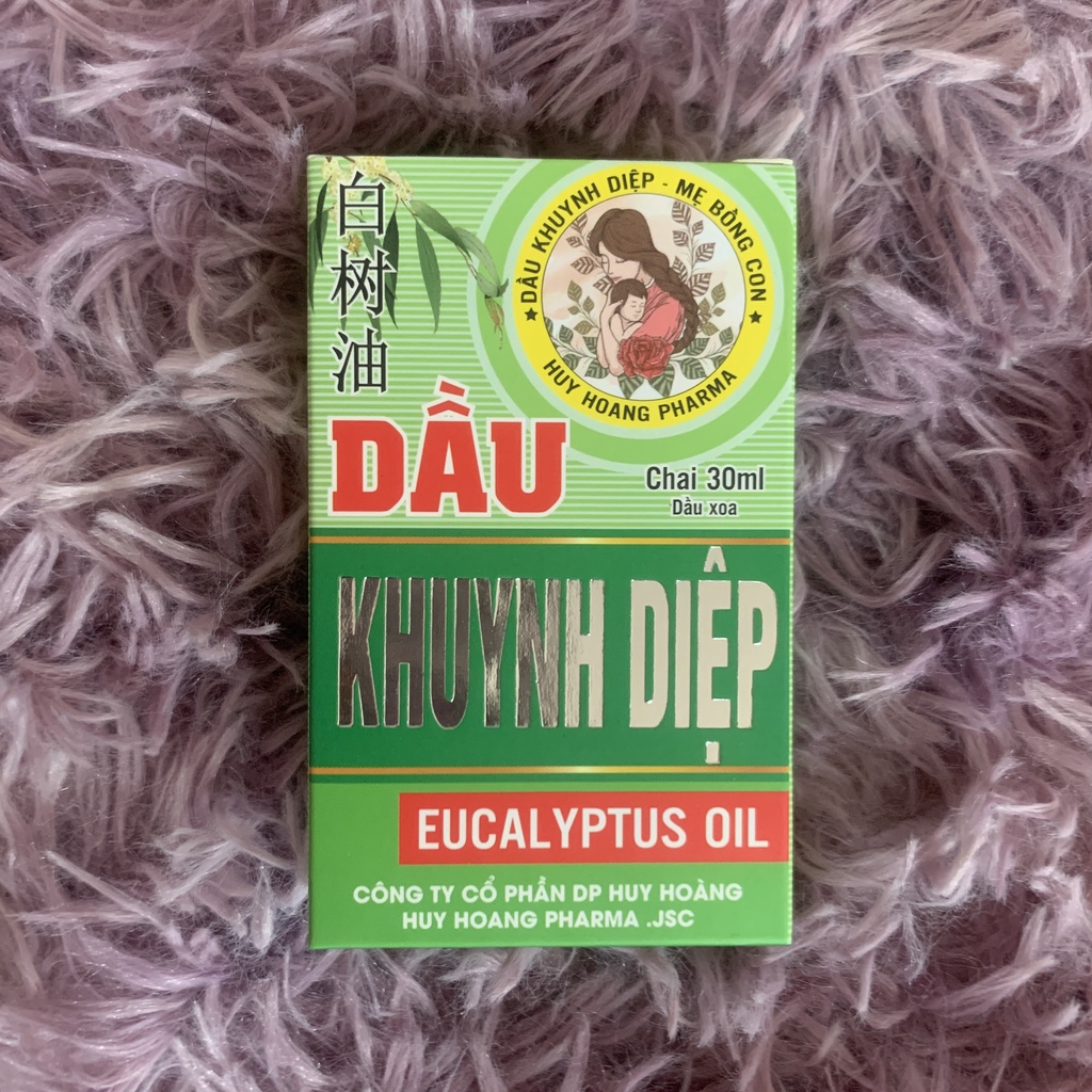 Dầu gió khuynh diệp chai 30ml nguyên chất, nhiều công dụng