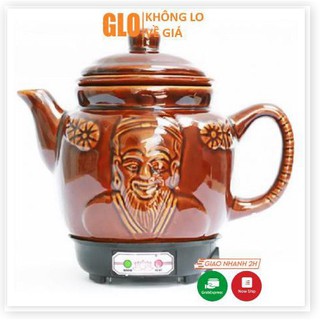 Ấm siêu sắc thuốc bắc 2.8l kèm vòng sứ cao cấp