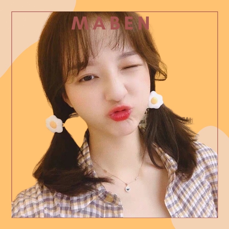 Dây cột tóc scrunchies dễ thương - Maben