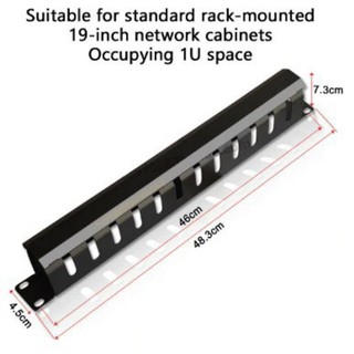 Thanh quản lí cáp ngang 1u 19inch