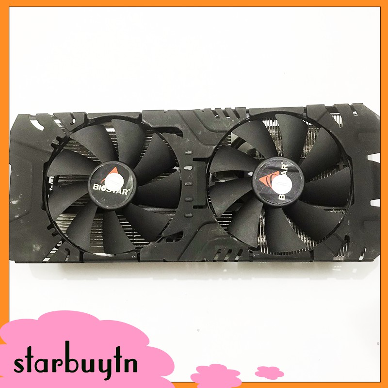 Bộ Fan - quạt tản nhiệt cho VGA Biostar khoảng cách tâm ốc 5.3cm tháo Vga FANTAN004
