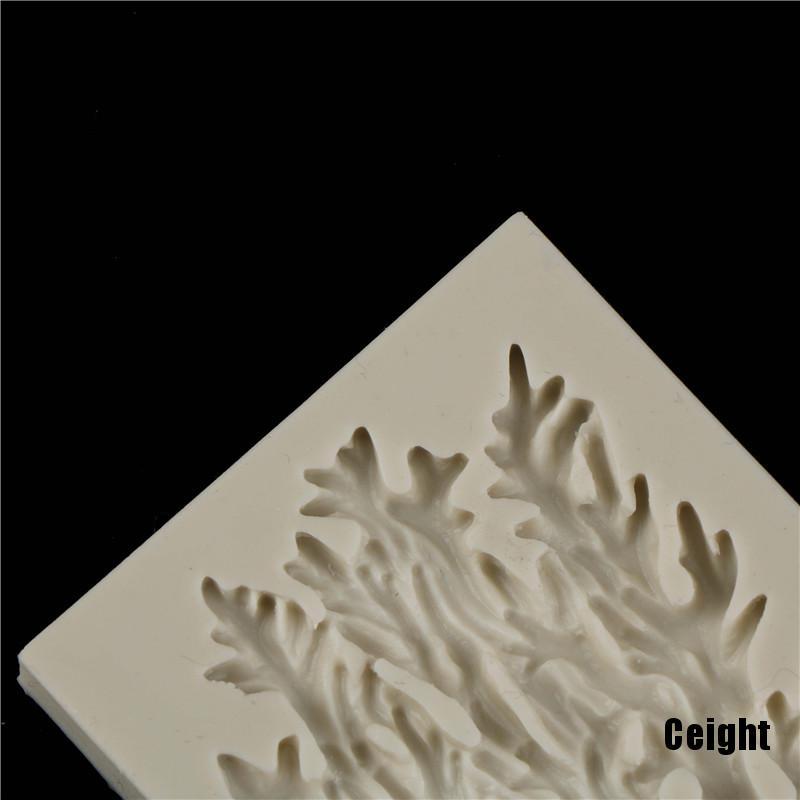 Khuôn Silicone Làm Bánh / Sô Cô La Hình San Hô Xinh Xắn