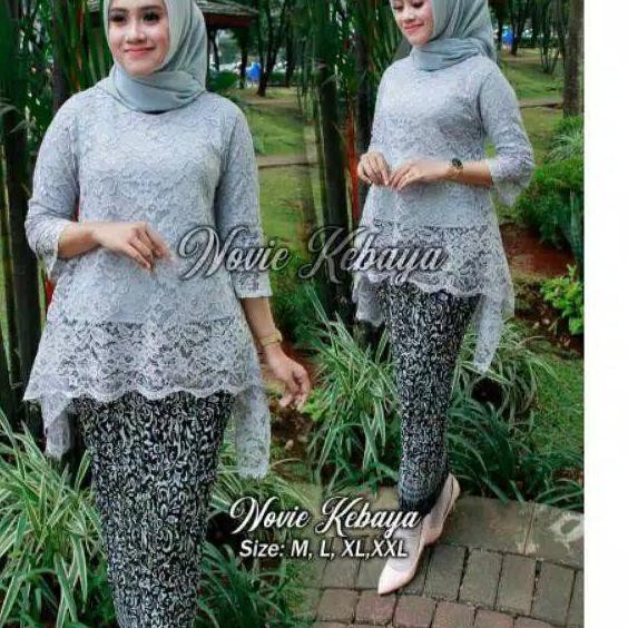 Cứng Xe Đạp Kebaya Brokat M-Xxxl Ld.120 Kebaya Rinjani Brokat Jumbo Kebaya Waka Waka Kebayatik