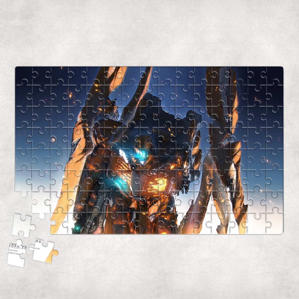 Tranh ghép hình A4, A5 Anime, xếp hình ALDNOAH ZERO - Mẫu 1