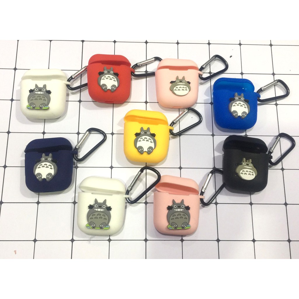 Bao đựng hộp tai nghe không dây totoro BAP15 vỏ bảo vệ đựng tai nghe dễ thương (không kèm móc đen)