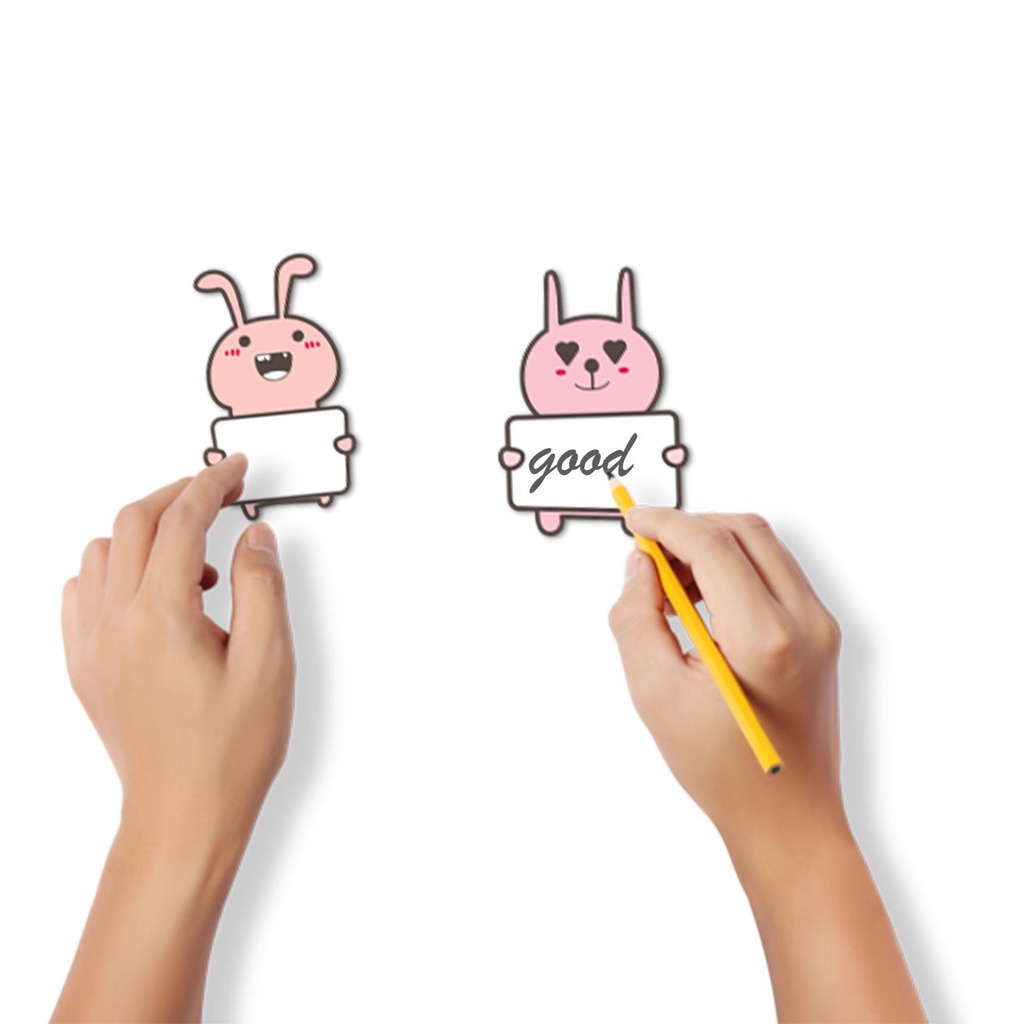 Nhãn Dán/ Sticker Ghi Nội Dung/ Họ Tên Hình Bé Thú Sinh Động (15 hình/set)