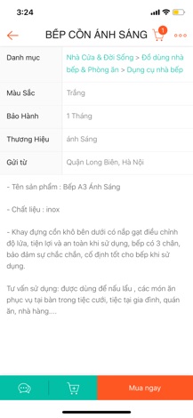 Bếp Cồn inox
