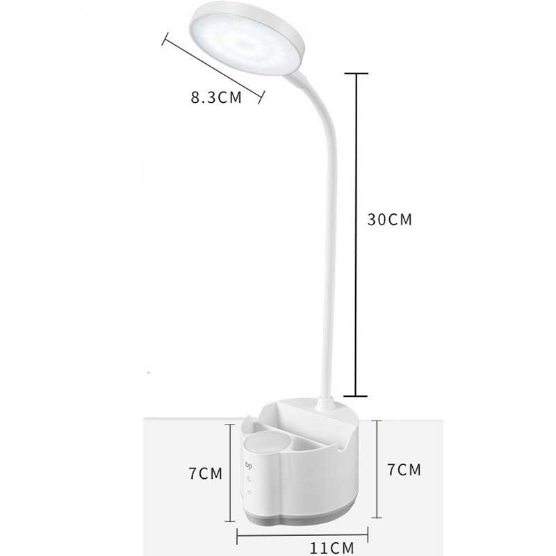 ĐÈN Bàn HỌC DP 6055, sạc tích điện ,đèn led đọc sách chống cận cho trẻ học sinh Có Giá Đỡ Điện Thoại