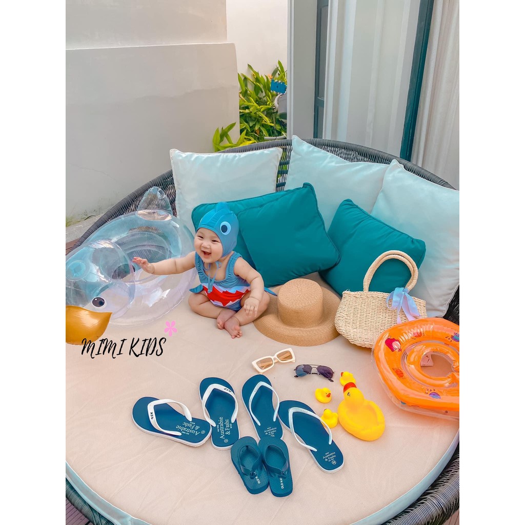 Phao bơi vịt trong suốt cho bé Mimi Kids PB04