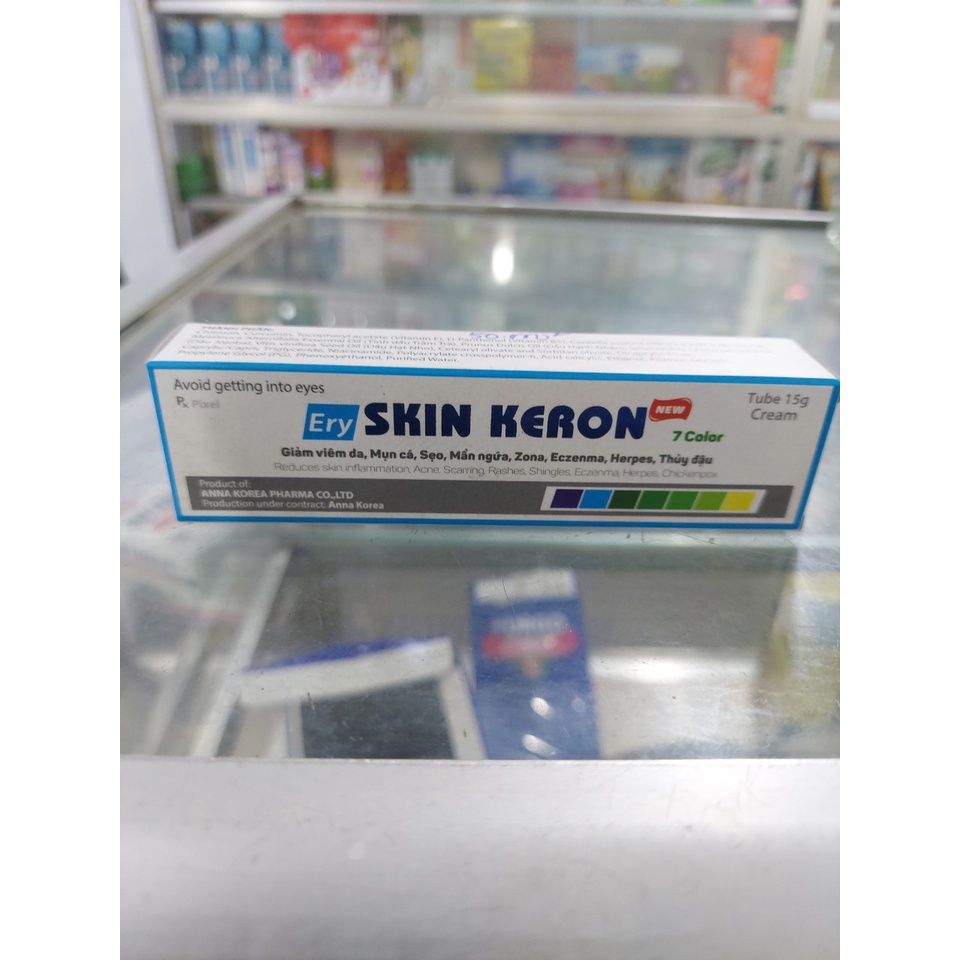 Gel Skin Keron hỗ trợ giảm mụn trứng cá, viêm da