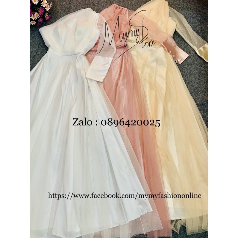 [Mã FATHANG5 giảm 10K đơn 50K] ĐẦM MAXI XOÈ LỆCH VAI TAY DÀI SANG ĐẸP - MS303V | BigBuy360 - bigbuy360.vn