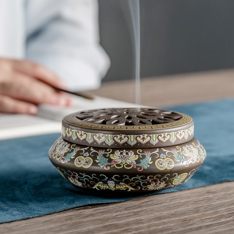 Lư hương thắp hương bằng gốm nhiều mẫu thiết kế
