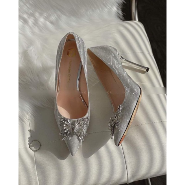 Guốc nơ bướm gót 9p fullbox