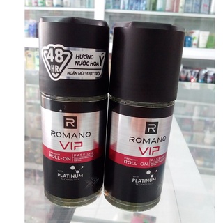 Lăn khử mùi Romano Vip Passion 50ml (đỏ)