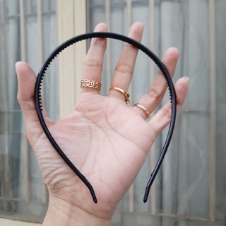 Combo 6 bờm cài tóc bản nhí màu đen