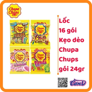 Lốc 16 gói kẹo dẻo chupa chups gói 24gr