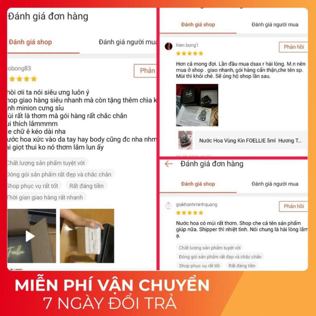 Nước Hoa Vùng Kín FOELLIE 5ml Hương Thơm Nhẹ Nhàng Quyến Rũ - DASATA.VN | Thế Giới Skin Care