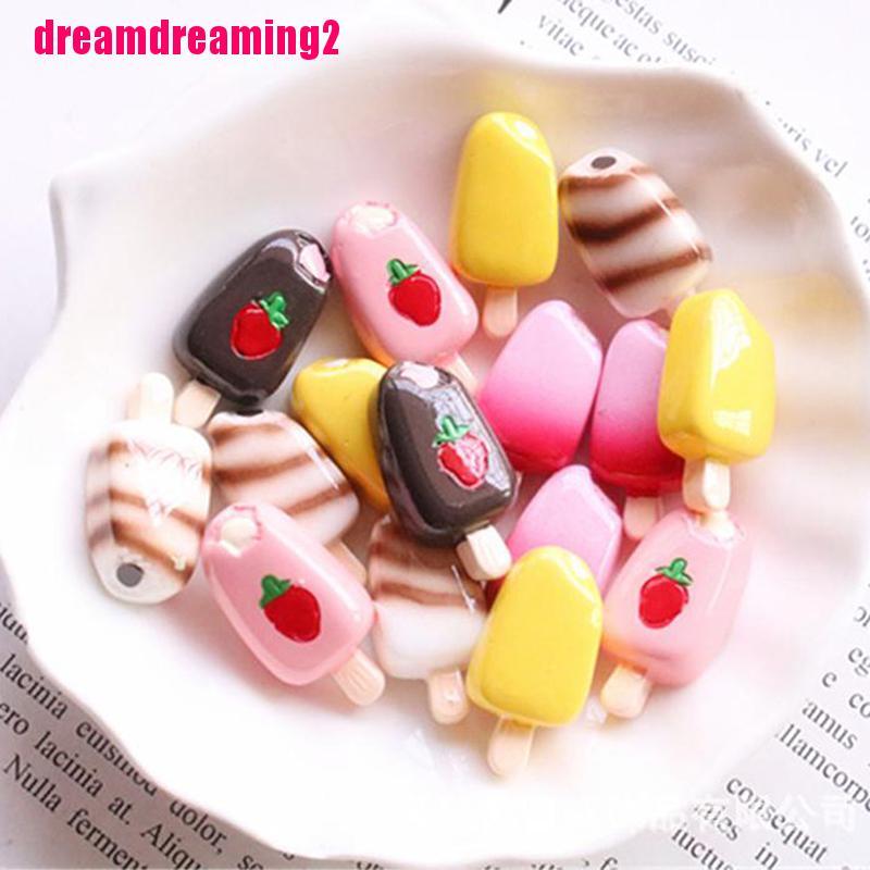 Bộ 5 Que Kem mini Tỉ Lệ 1: 12 / 1: 6 Trang Trí Nhà Búp Bê