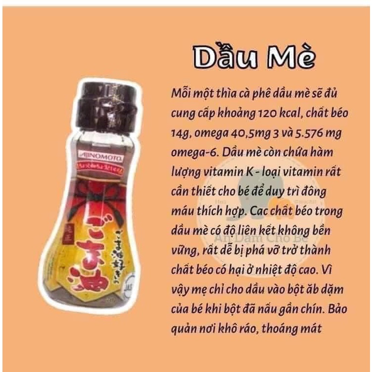 DẦU MÈ AJNOMOTO 70g(mẫu mới)