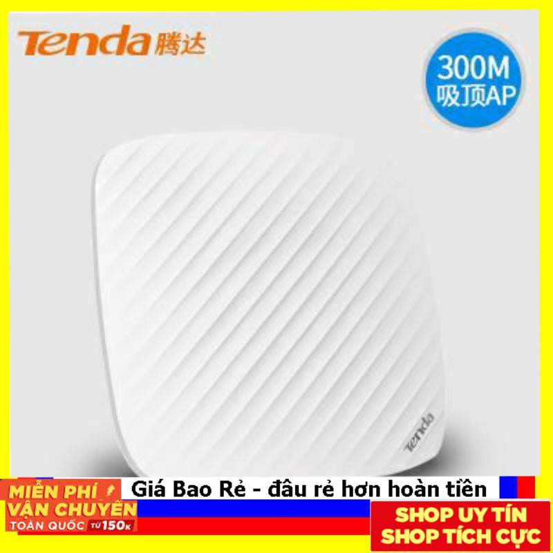 Trợ giá*** Bộ phát Wifi Tenda i9 phiên bản V2.0 chuẩn N tốc độc 300MB - Ốp trần băng tần 2.4 24 thángBH