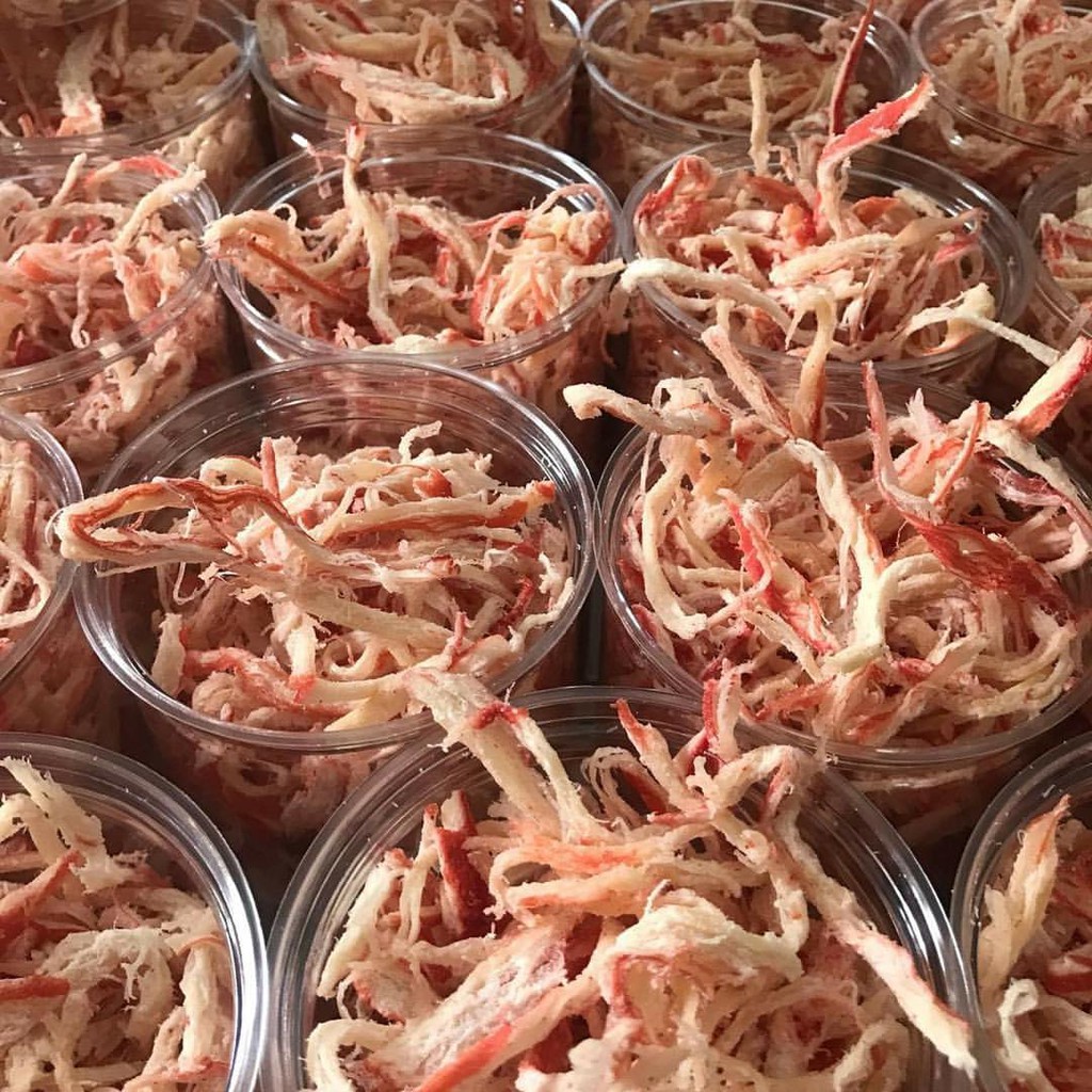 Mực xé hấp dừa - chính hãng - giá sỉ 300g / 500g