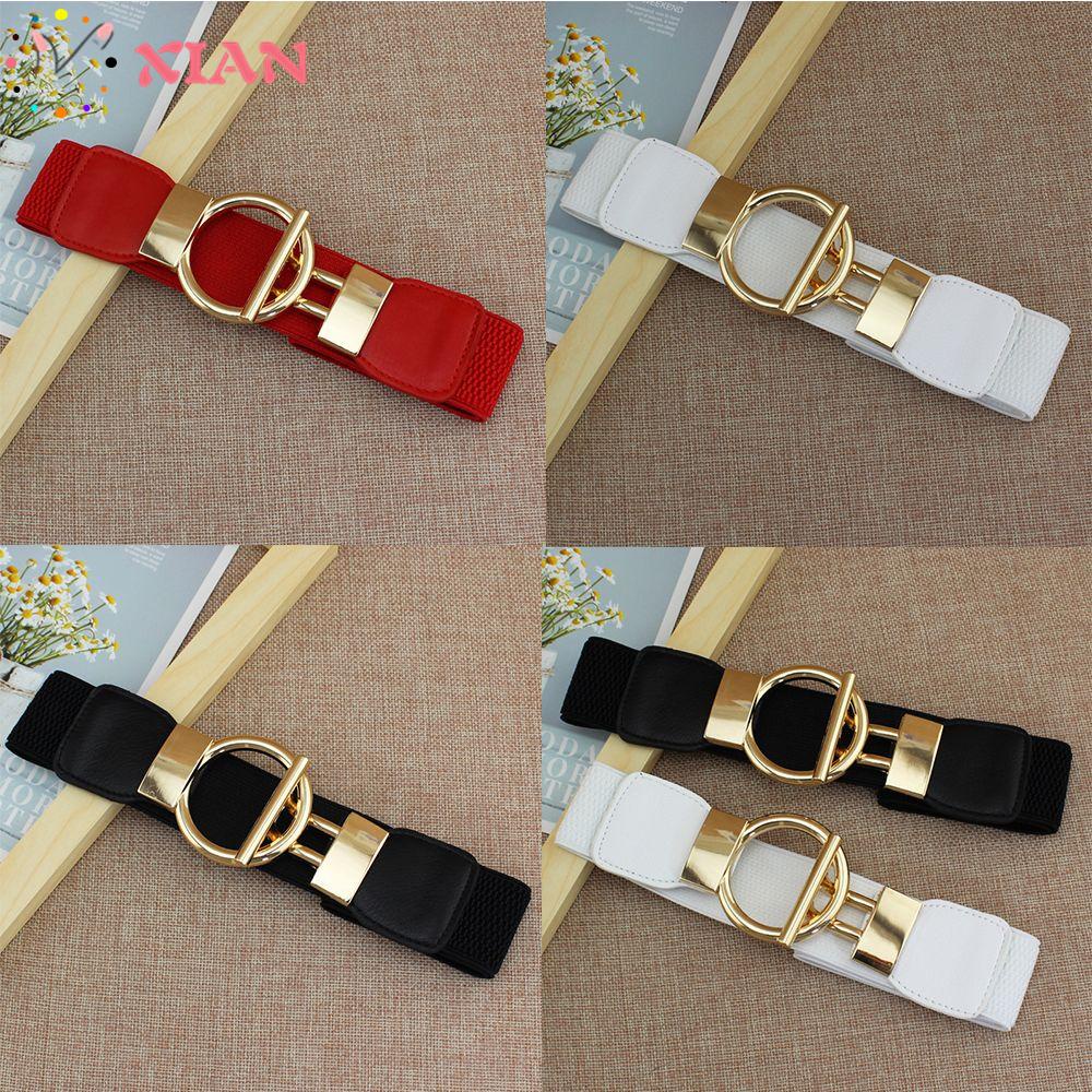 Thắt Lưng Nữ Khóa Tròn Co Giãn Nhiều Màu Thời Trang