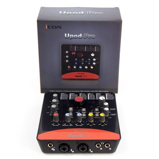 Trọn Bộ Sound Card Icon Upod Pro &amp; Mic AT2020 Hàng Loại 1 . Âm Thanh Sống Động, Kiểu Dáng Trẻ Trung. Bảo Hành 12 Tháng