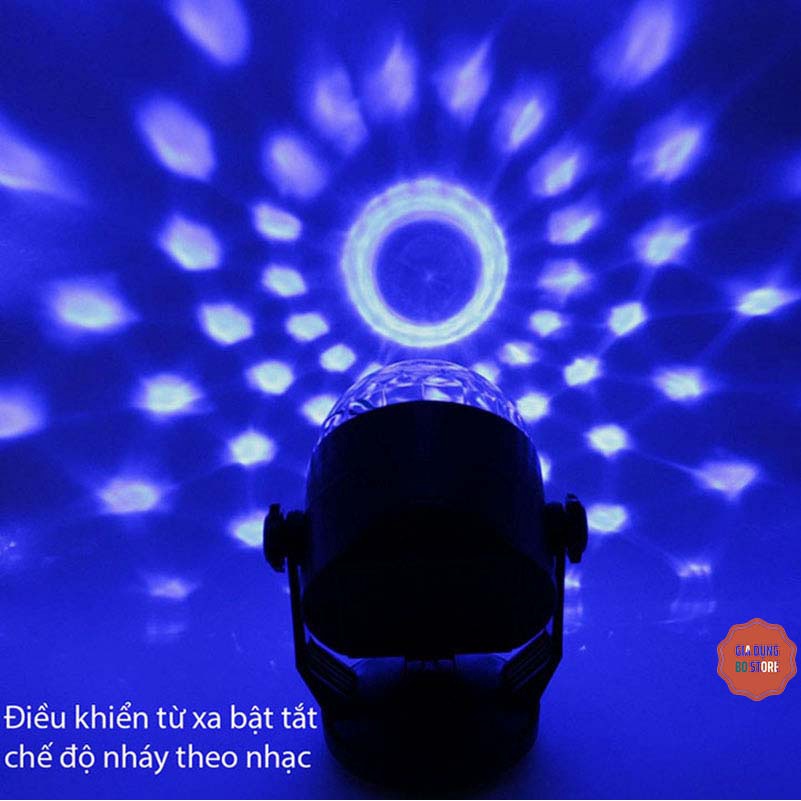 Đèn led bar nháy theo nhạc mini có điều khiển từ xa