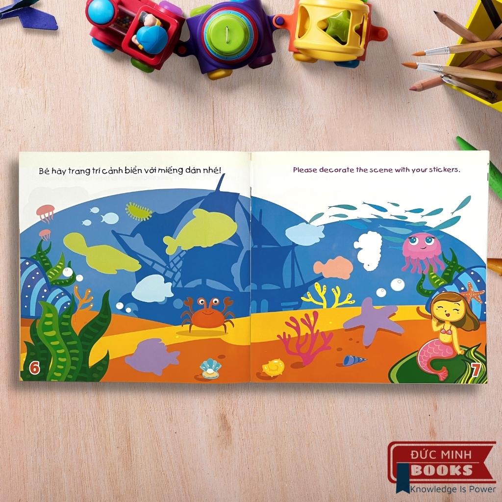 Sách Miếng Dán Thông Minh Cho Bé - My First Sticker Book (Bộ 3 Cuốn)