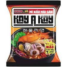 Thùng 30 gói mì Kokomi hải sản Kayakay gói 90g