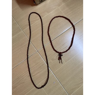 Dây đeo tay gỗ đỏ 108 hạt