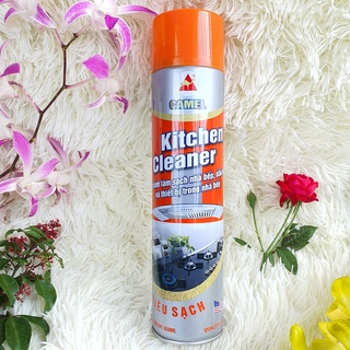 Chai xịt bọt tẩy rửa nhà bếp chính hãng Camel dung tích lớn 650ml, Bình xịt tẩy rửa đa năng Kitchen cleaner siêu hót