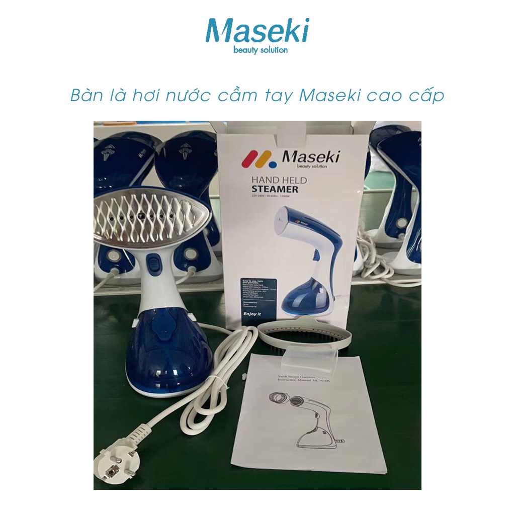 Bàn Là Hơi Nước Cầm Tay, Bàn Ủi Hơi Nước Cầm Tay Công suất 1300W MASEKI Dùng Siêu Tiện Lợi