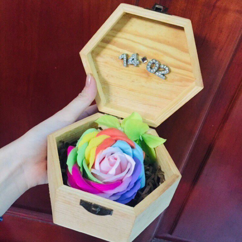 Hoa hồng sáp thơm 7 màu