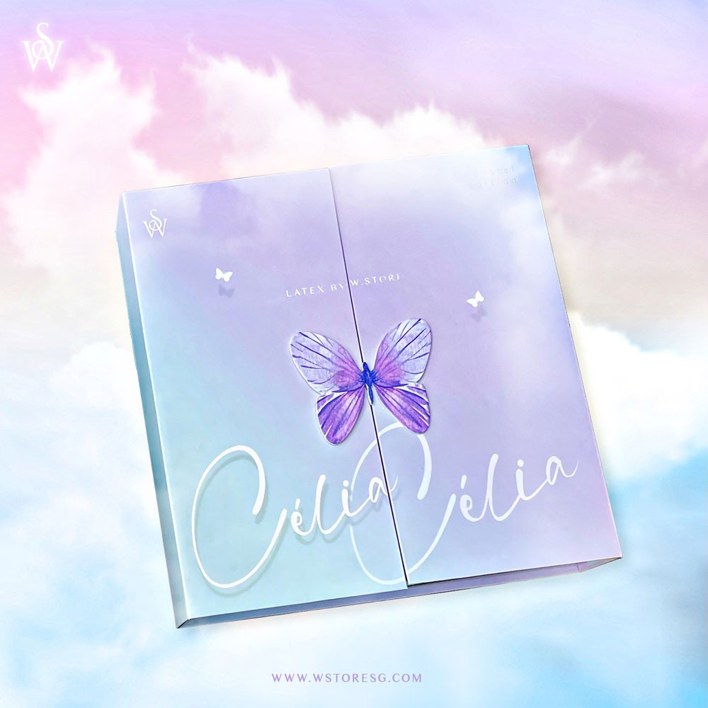 Đai Nịt Bụng Latex Lưới Chuẩn WSTORE - Latex Celia Tím 27 Xương, 4 Nấc Cài, Siết Cao,Thoáng Khí, Dài 26.5cm