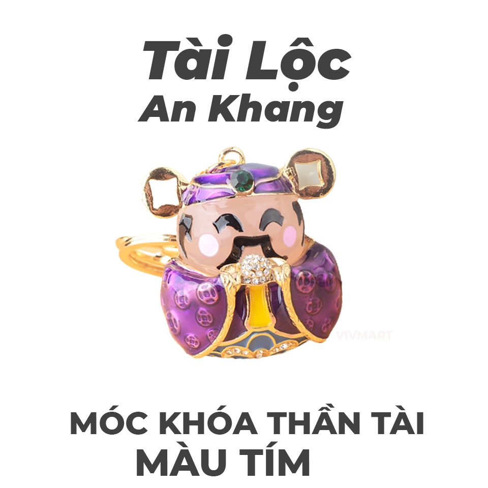 MÓC KHÓA THẦN TÀI CHIÊU TÀI HÚT LỘC, MAY MẮN AN KHANG