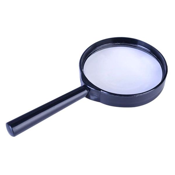 Kính Lúp Đen Cầm Tay Độ Phóng Đại 5X Đường Kính 60mm Gọn Nhẹ, Tiện Dụng