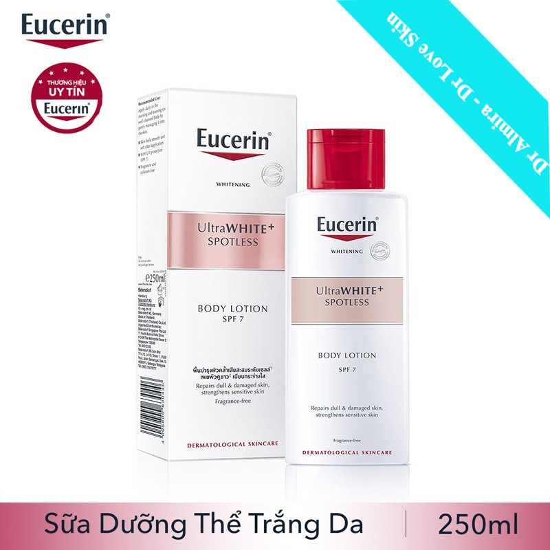 [CHÍNH HÃNG] Sữa dưỡng thể trắng da Eucerin UltraWhite+ Spotless Body Lotion SPF7 (250ml)