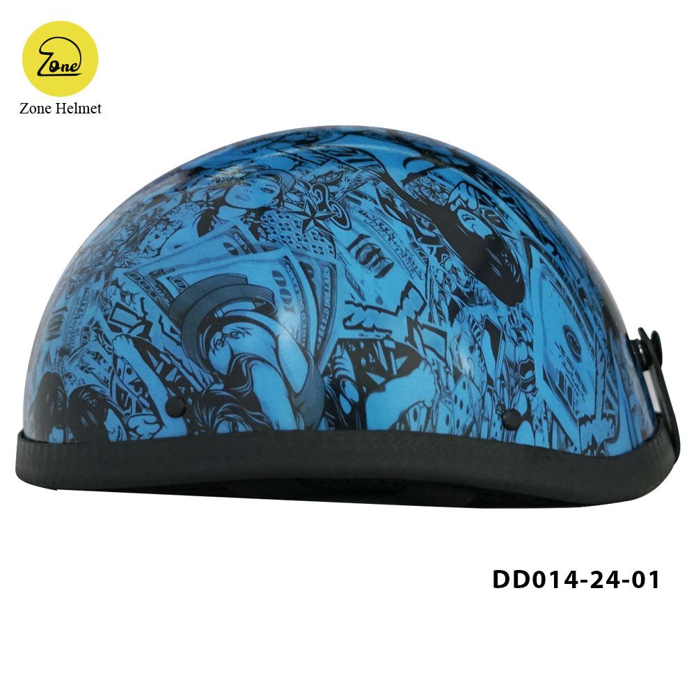 Hàng chính hãng, Mũ bảo hiểm 1/2 giá siêu ưu đãi đi Phượt cực chất DD014-24-01