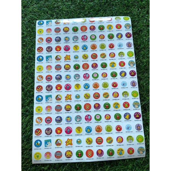 sticker khen thưởng học sinh