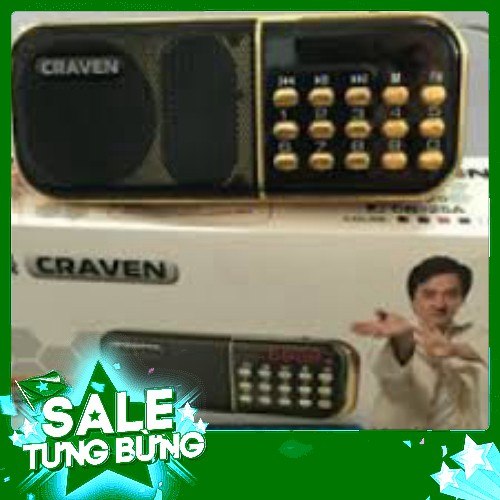 SeO GIA BAT NGO LOA THẺ NHỚ CRAVEN CR-25A CHÉP KINH, NGHE NHẠC, VIỀN VÀNG GOLD MỚI NHẤT MỚI