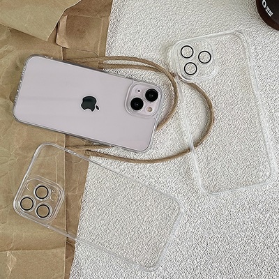 Ốp Điện Thoại Mỏng Trong Suốt Có Túi Khí Bảo Vệ Camera Chống Sốc Chofor iPhone15 14 Pro Max 13 Pro max 13 12 11 Pro max XS Max
