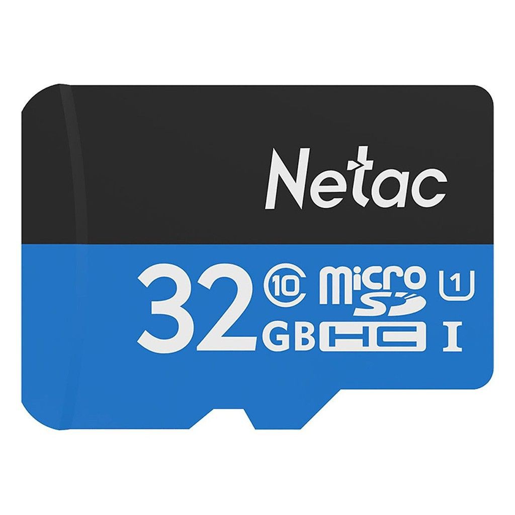 Thẻ Nhớ Netac 32GB U1 Micro SDHC Dùng Cho Camera- hàng chính hãng