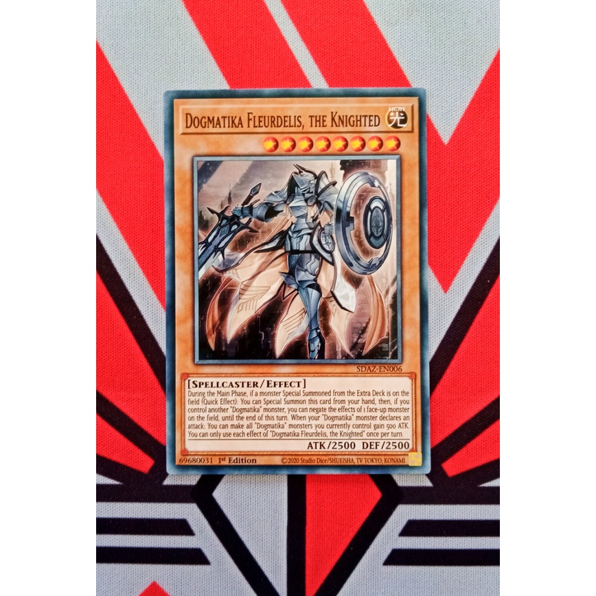 Thẻ Bài Yugioh Monster Dogmatika Fleurdelis, the Knighted - SDAZ-EN006 - Common 1st Edition