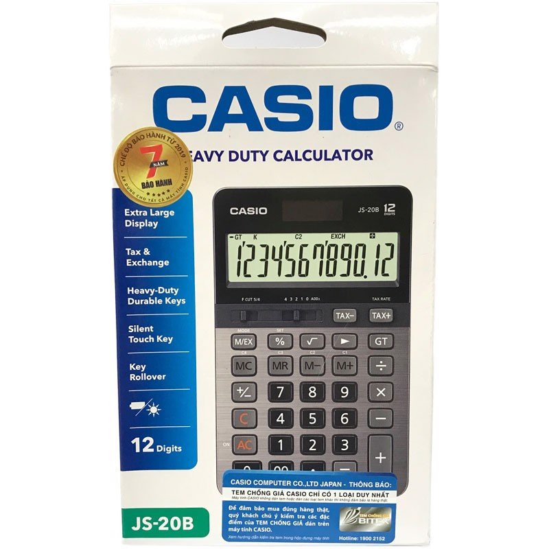 Máy Tính Văn Phòng Casio Js20B - 4549526611575